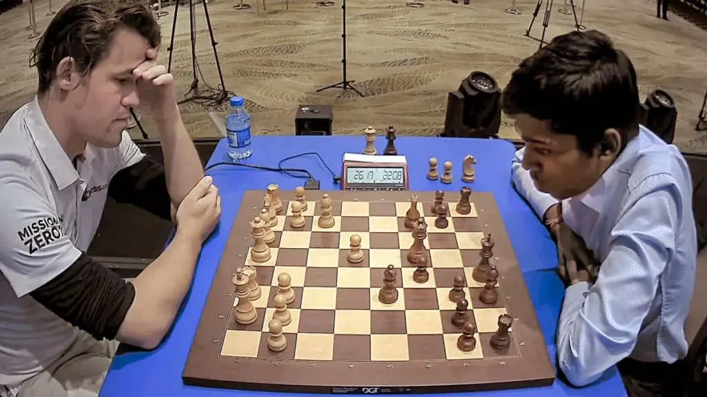 Chess Prodigy Praggnanandhaa Takes on Magnus Carlsen